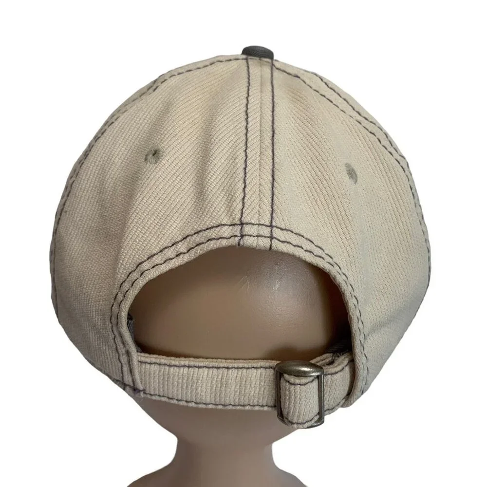 New Era Callaway Golf Cap Gray Cream ‎ Adjustable Hat Baseball Cap
